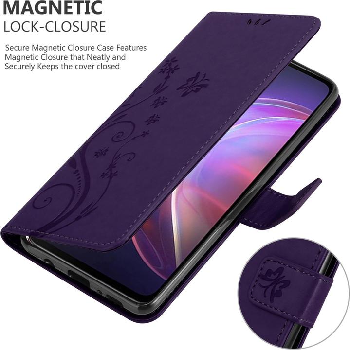 Produktbild Cadorabo Flower Book Hülle (Vivo V21)