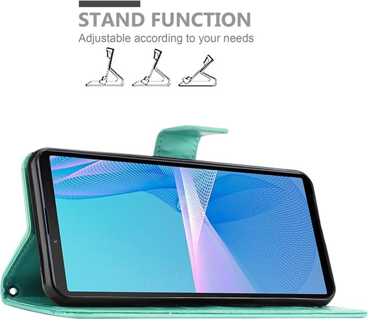 Actual product image Cadorabo Flower Book cover (Sony Xperia 10 III)