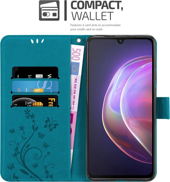 Image du produit Cadorabo Pochette Flower Book (Vivo V21)