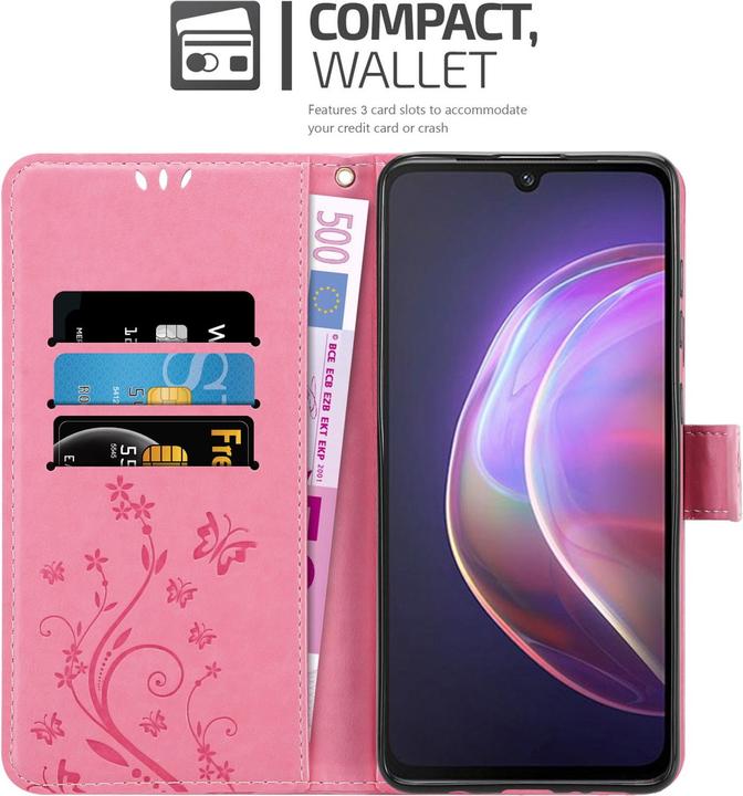 Produktbild Cadorabo Flower Book Hülle (Vivo V21)