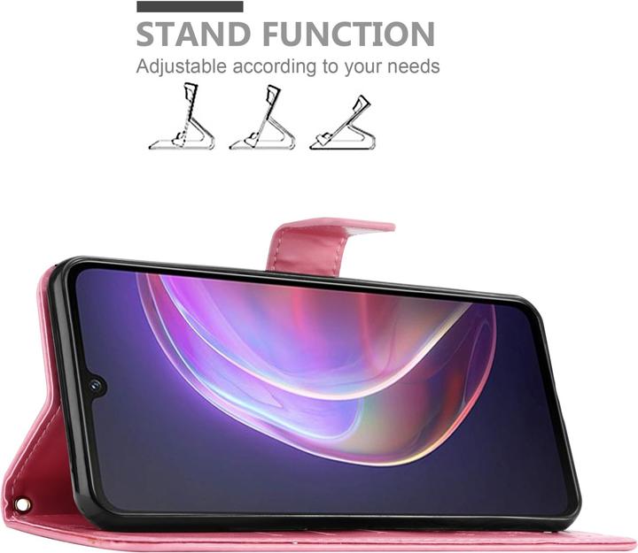 Produktbild Cadorabo Flower Book Hülle (Vivo V21)