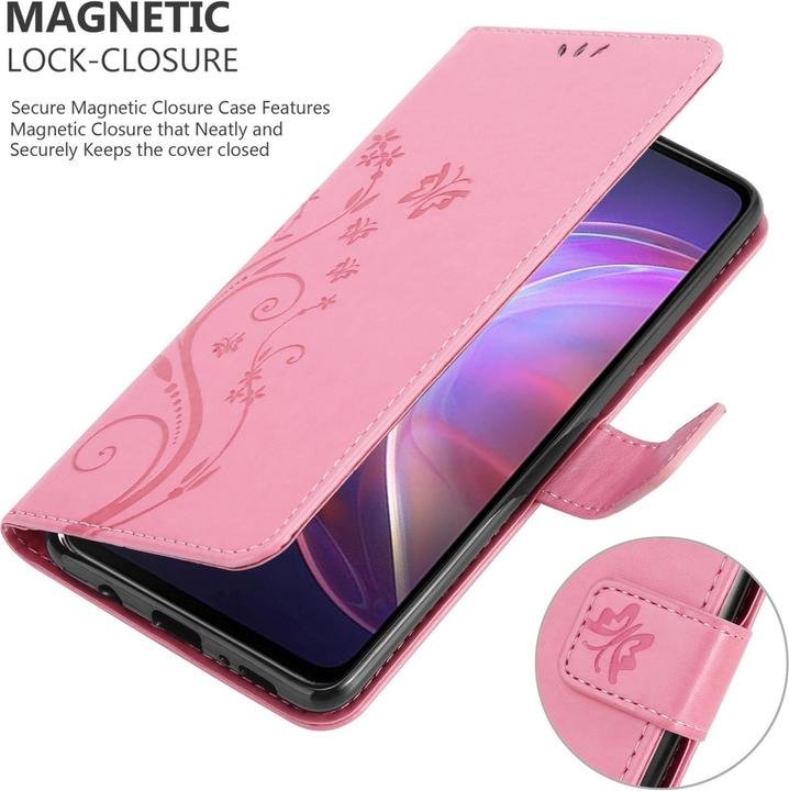 Produktbild Cadorabo Flower Book Hülle (Vivo V21)