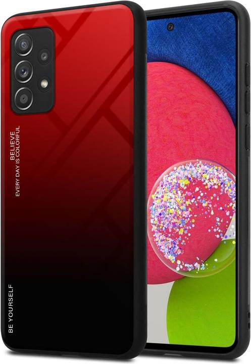 Actual product image Cadorabo TPU 2 colors glass envelope (Samsung Galaxy A52, Samsung Galaxy A52 5G, Samsung Galaxy A52s 5G)