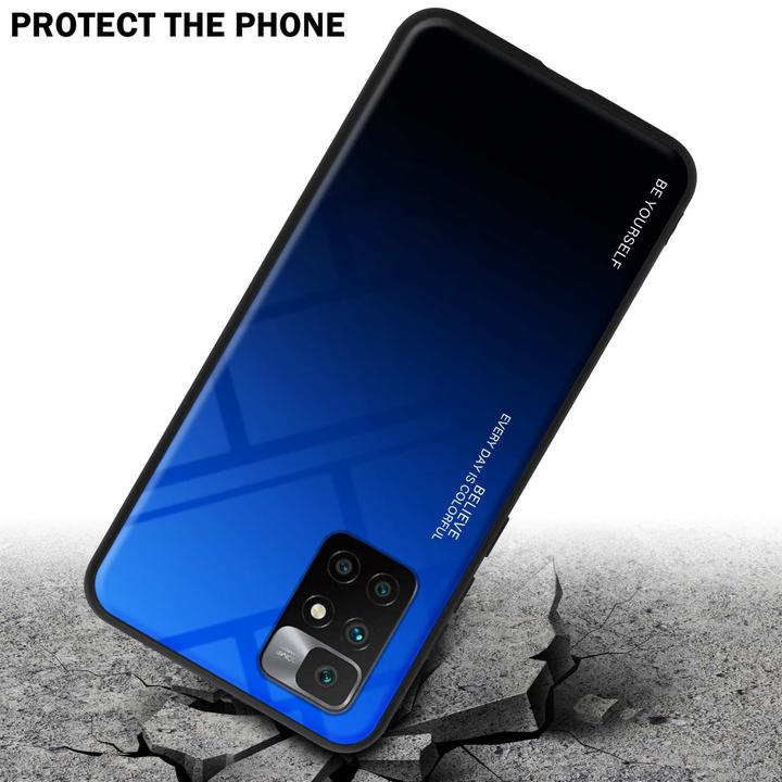 Actual product image Cadorabo TPU 2 colors glass envelope (Xiaomi Redmi 10, Xiaomi Redmi Note 11)