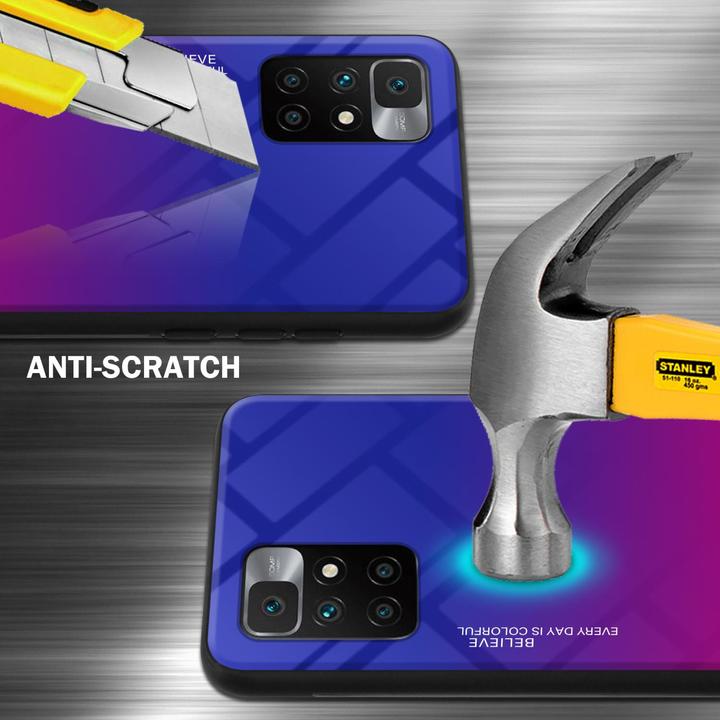 Actual product image Cadorabo TPU 2 colors glass envelope (Xiaomi Redmi 10)