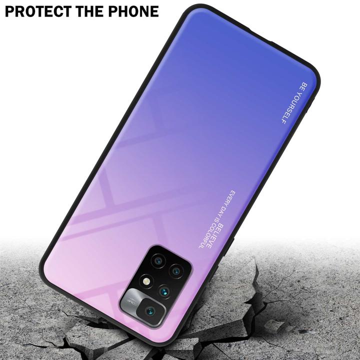 Actual product image Cadorabo TPU 2 colors glass envelope (Xiaomi Redmi 10)