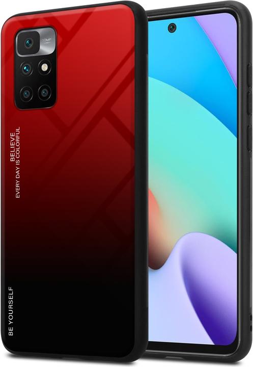 Produktbild Cadorabo TPU 2 Farben Glas Hülle (Xiaomi Redmi 10, Xiaomi Redmi Note 11)