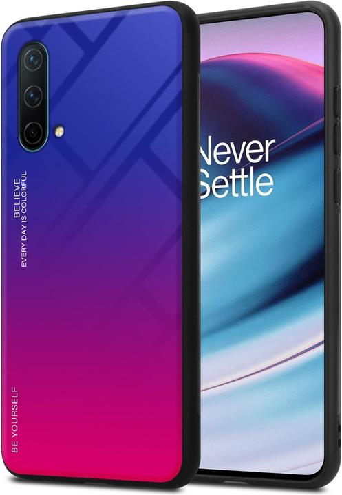 Actual product image Cadorabo TPU 2 colors glass envelope (OnePlus North CE 5G)