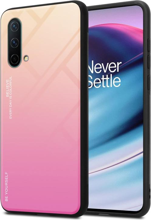 Actual product image Cadorabo TPU 2 colors glass envelope (OnePlus North CE 5G)