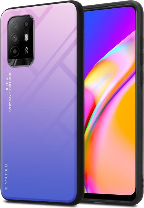 Actual product image Cadorabo TPU 2 colors glass envelope (Oppo A94 5G)