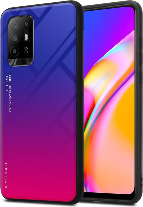 Actual product image Cadorabo TPU 2 colors glass envelope (Oppo A94 5G)