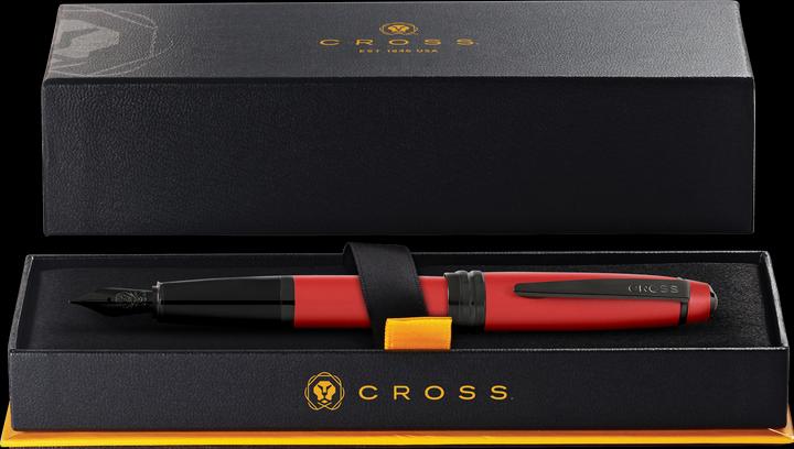 Actual product image Cross Fountain pen Bailey red lacquer, PVD black XF nib (Red lacquer, 1 x)