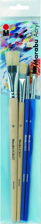 Marabu Pinsel-Set Acryl (6 mm)