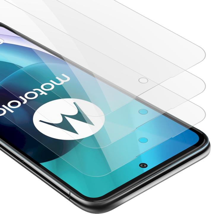 Actual product image Cadorabo Display protection glass (3 Piece, Motorola Moto G71 5G)