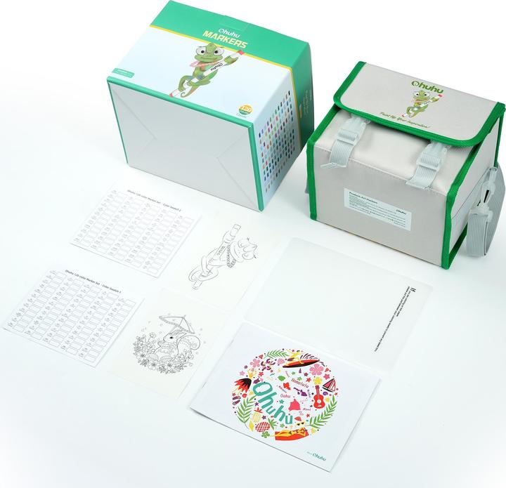 Image du produit Ohuhu Marqueurs artistiques (Multicolore, 120 x)