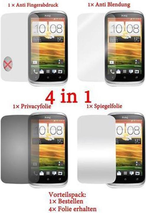 Productafbeelding Cadorabo 4x beschermende folie (1 Stuk, HTC Desire X)