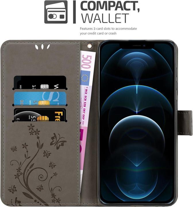Image du produit Cadorabo Pochette Flower Book (Apple iPhone 13)