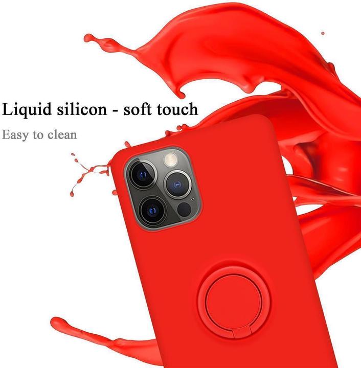 Productafbeelding Cadorabo TPU Vloeibare Ring Silicone Hoesje (Apple iPhone 13 Pro)