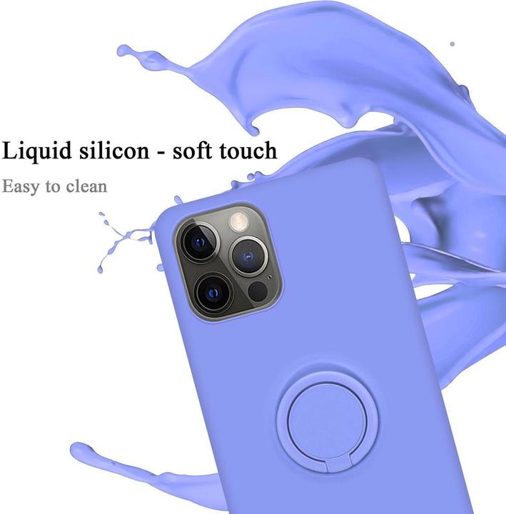 Actual product image Cadorabo TPU Liquid Ring Silicone Case Cover (Apple iPhone 13 Pro Max)