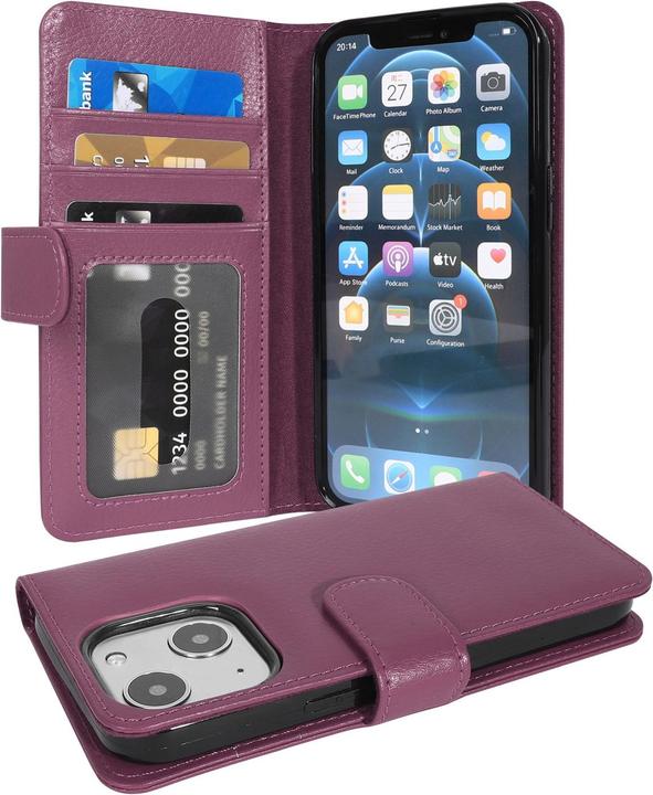 Actual product image Cadorabo 3 card slots sleeve (Apple iPhone 13 mini)