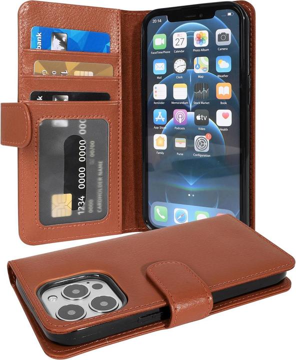 Actual product image Cadorabo 3 card slots sleeve (Apple iPhone 13 Pro Max)