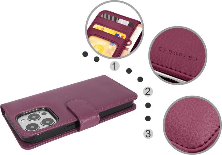 Immagine prodotto Cadorabo Copertura di 3 slot per carte di credito (Apple iPhone 13 Pro)