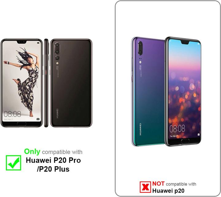 Actual product image Cadorabo Flower Book cover (Huawei P20 Pro, Huawei P20 Plus)