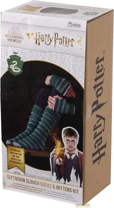 Thumbs Up Harry Potter - Slytherin Strick Set Haussocken und Fäustlinge
