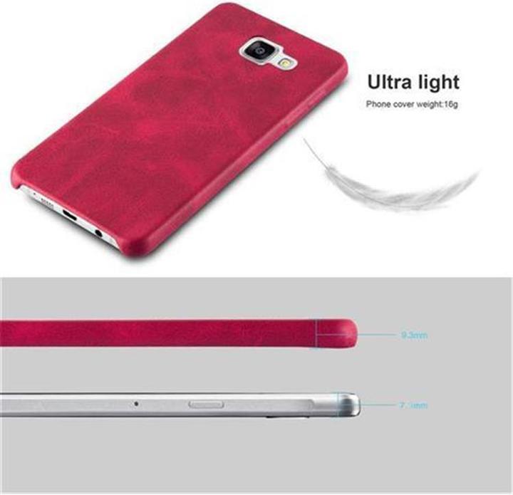 Productafbeelding Cadorabo Harde kaft imitatieleer met structuur (Samsung Galaxy A3)