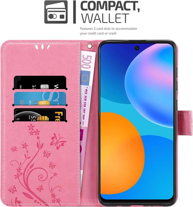 Productafbeelding Cadorabo Bloemen Boekomslag (Huawei P Smart (2021))