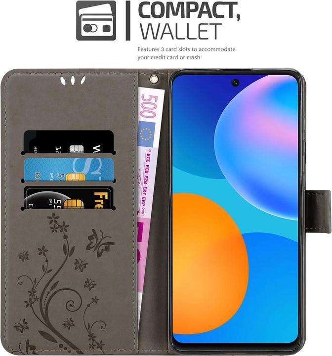 Image du produit Cadorabo Pochette Flower Book (Huawei P Smart (2021))
