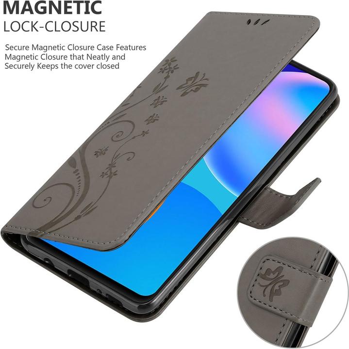 Image du produit Cadorabo Pochette Flower Book (Huawei P Smart (2021))