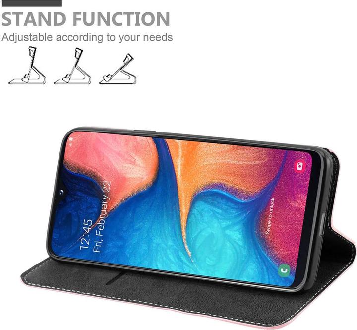 Produktbild Cadorabo X-Wallet Kunstlederkombi Hülle (Samsung Galaxy A20e, Samsung Galaxy A10e)