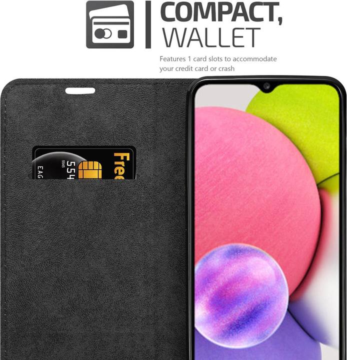 Produktbild Cadorabo Book Invis. Magnet Hülle (Samsung Galaxy A03s)