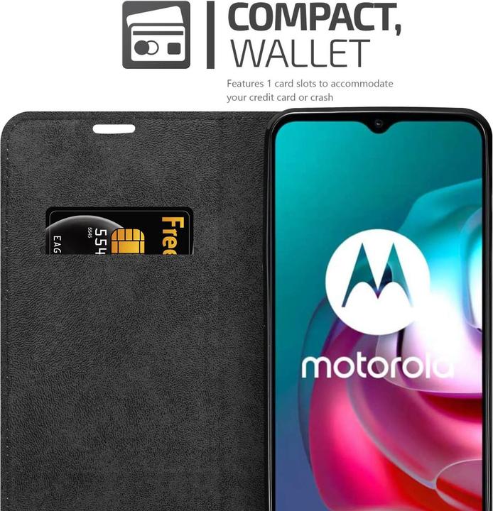 Produktbild Cadorabo Book Invis. Magnet Hülle (Motorola Moto G10, Motorola Moto G30)