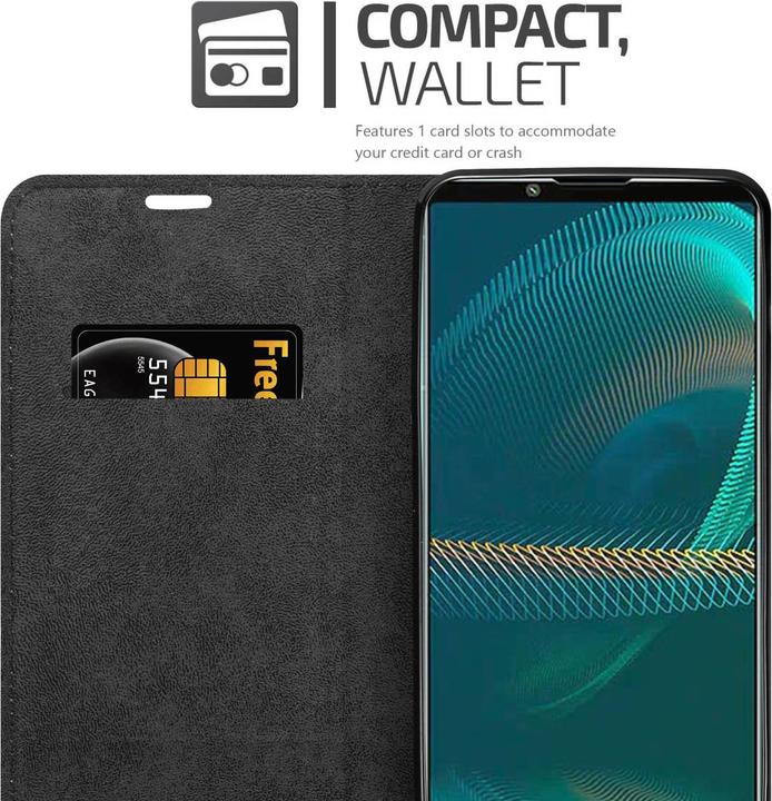 Actual product image Cadorabo Book Invis. Magnet sleeve (Sony Xperia 5 III)