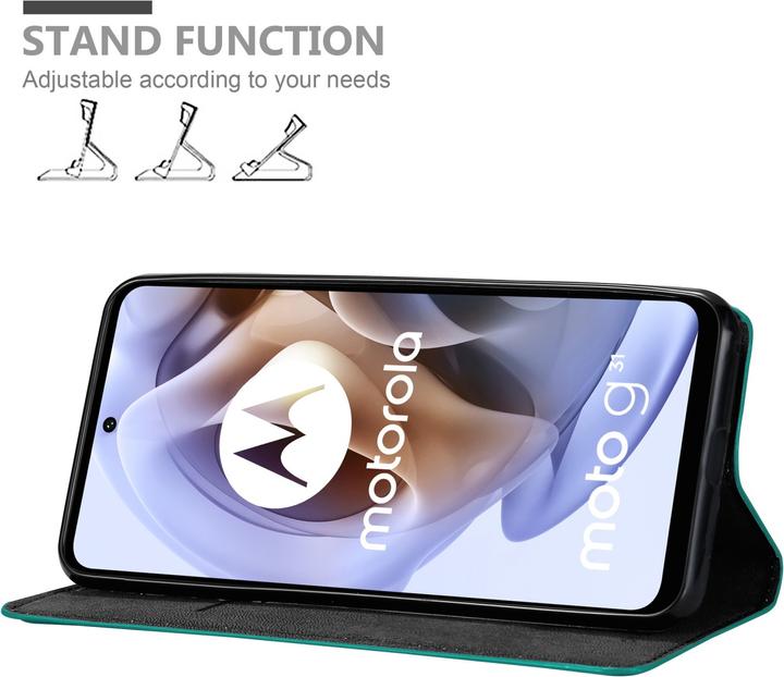 Immagine prodotto Cadorabo Libro Invis. Coperchio magnetico (Motorola Moto G31, Motorola Moto G41)