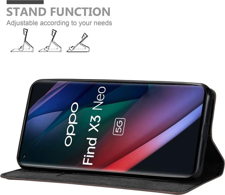 Actual product image Cadorabo Book Invis. Magnet sleeve (Oppo Find X3 Neo)