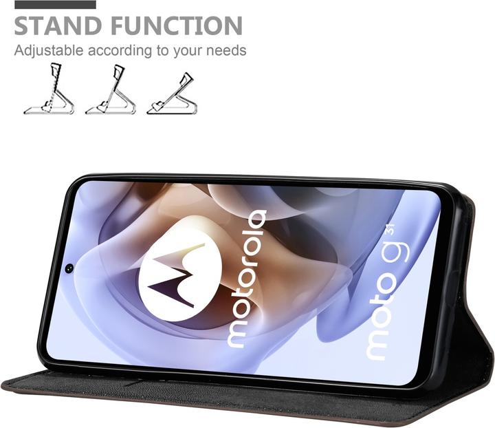 Productafbeelding Cadorabo Boek Invis. Magnetisch deksel (Motorola Moto G41, Motorola Moto G31)