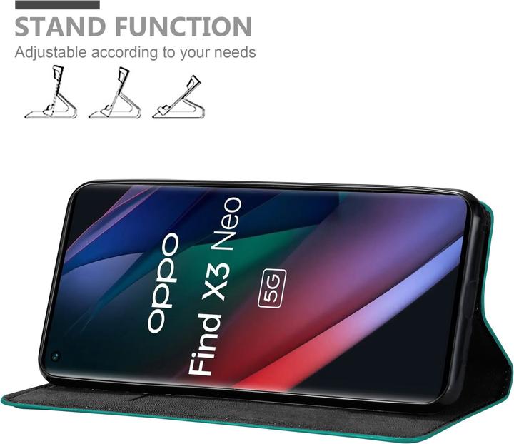 Produktbild Cadorabo Book Invis. Magnet Hülle (Oppo Find X3 Neo)