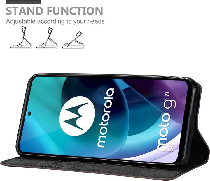 Immagine prodotto Cadorabo Libro Invis. Coperchio magnetico (Motorola Moto G71 5G)