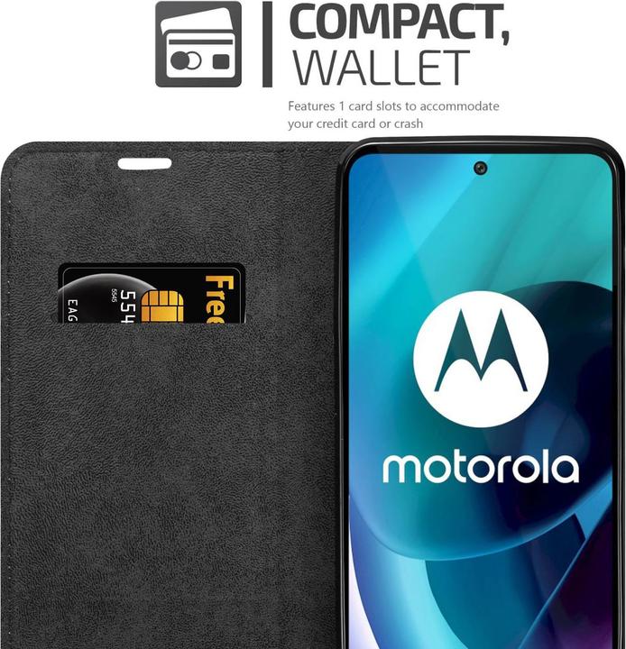 Immagine prodotto Cadorabo Libro Invis. Coperchio magnetico (Motorola Moto G71 5G)