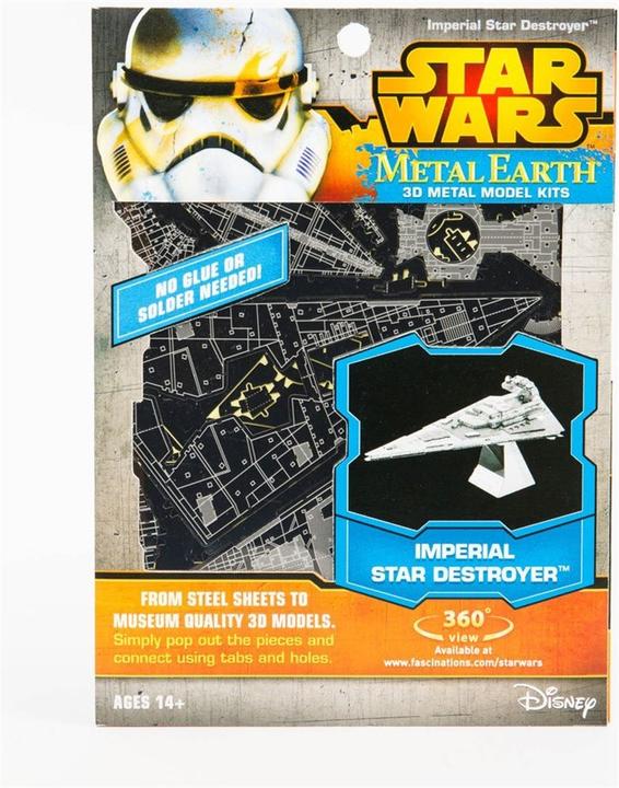 Actual product image Metal Earth Imperial Star Destroyer