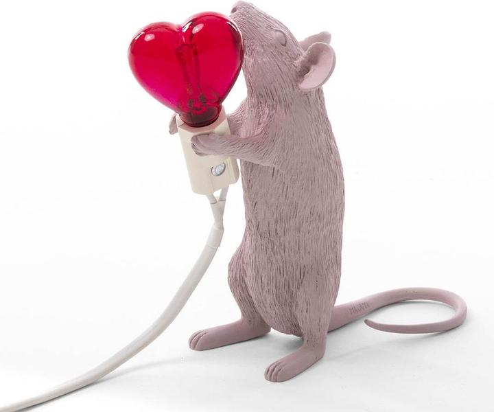 Immagine prodotto Seletti Mouse Lamp Love Lampada da tavolo "Step (90 lm, E14)