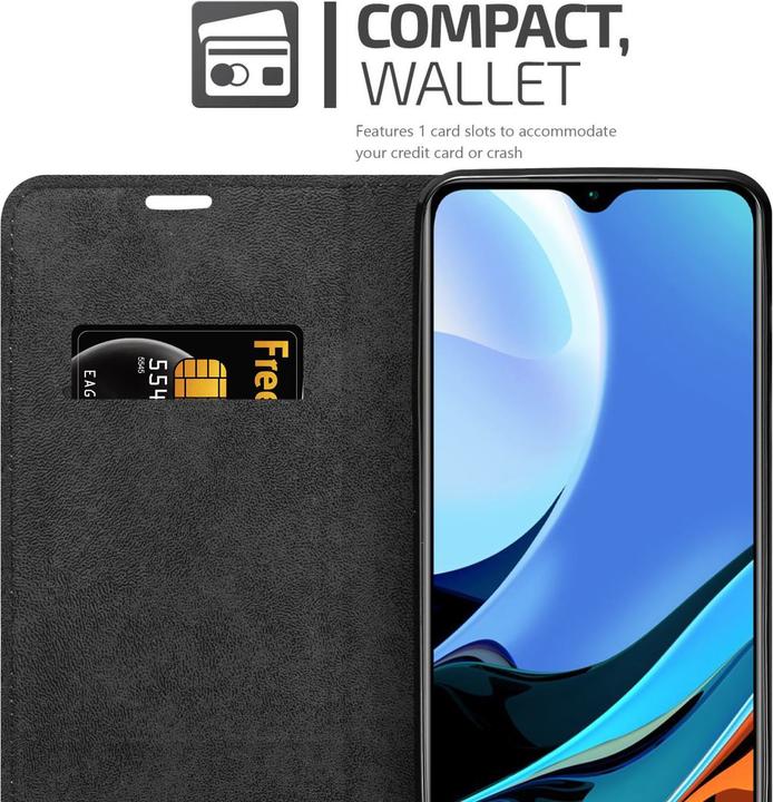 Produktbild Cadorabo Book Invis. Magnet Hülle (Xiaomi Redmi 9T, Xiaomi Poco M3)