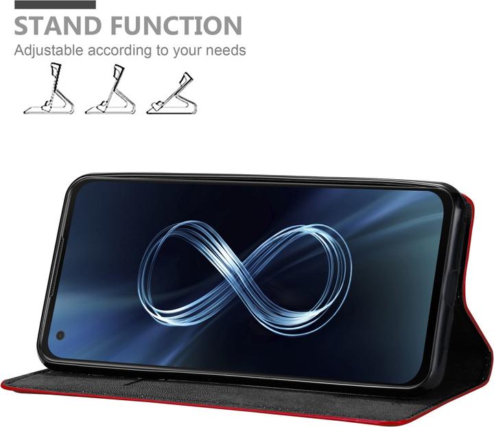 Image du produit Cadorabo Book Invis. Étui magnétique (Asus Zenfone 8)