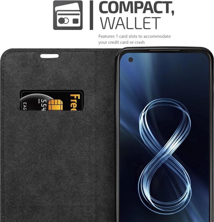 Image du produit Cadorabo Book Invis. Étui magnétique (Asus Zenfone 8)