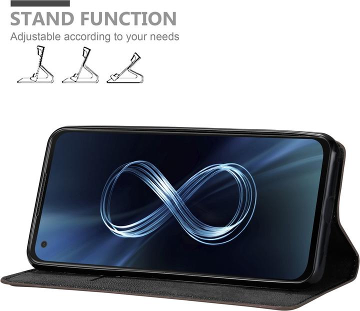Actual product image Cadorabo Book Invis. Magnet sleeve (Asus Zenfone 8)