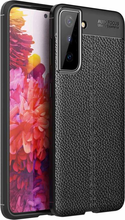 Produktbild Cadorabo TPU Cover Kunstleder Struktur (Samsung Galaxy S21+)