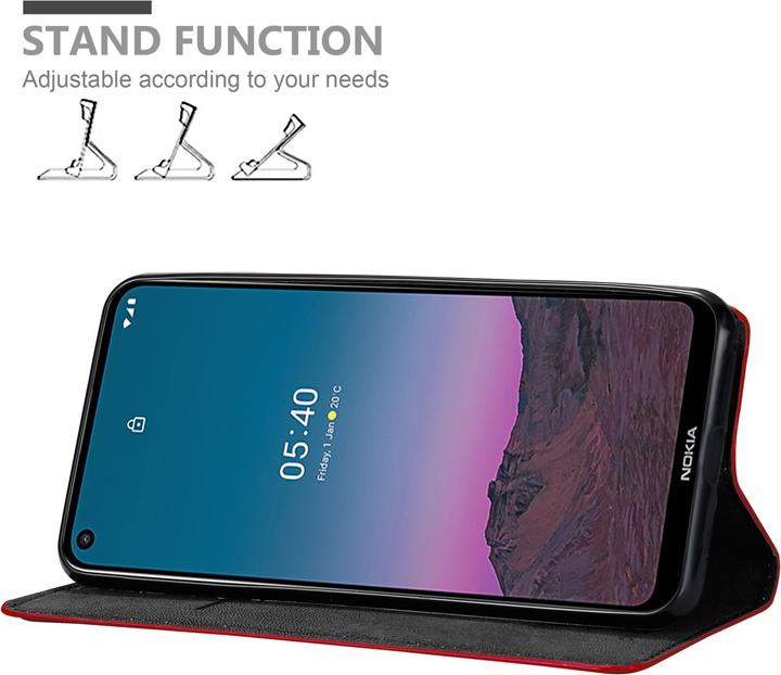 Actual product image Cadorabo Book Invis. Magnet sleeve (Nokia 5.4)